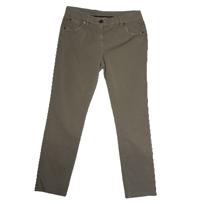 Brunello Cucinelli  Jeans Beige Women Skinny Fit Straight Leg Denim Size 8