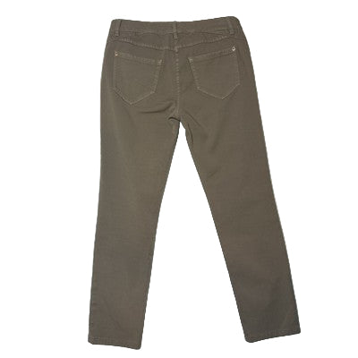 Brunello Cucinelli  Jeans Beige Women Skinny Fit Straight Leg Denim Size 8 Made in Italy