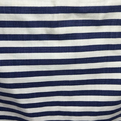 Women's TALBOTS Navy Blue Striped 100% Cotton Pencil Skirt Size 14 Nautical