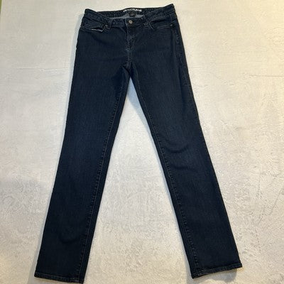 DKNY Curvy Jeans Women Size 8 Blue Denim Cotton Dark Wash Mid Rise Skinny Pocket
