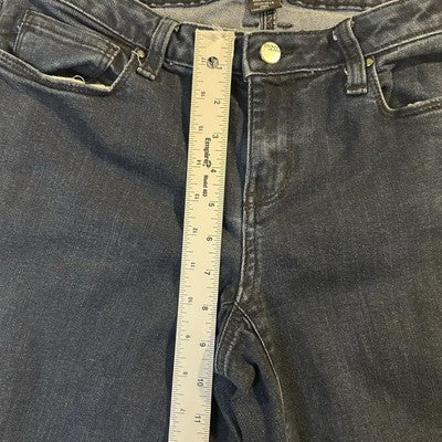 DKNY Curvy Jeans Women Size 8 Blue Denim Cotton Dark Wash Mid Rise Skinny Pocket
