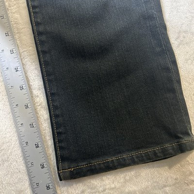 Lauren Jeans Co LRL Womens Size 6 Premium Blue Denim Stretch High Rise Straight Leg
