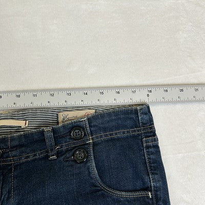 Gap Shorts Limited Edition Womens Size 12 Denim Jean Bermuda 4-Buttons Design Cuff