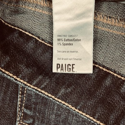 Paige Shorts Womens Size 28 Blue Denim Jimmy Jimmy Cuffed 99% Cotton Stretch Low Rise