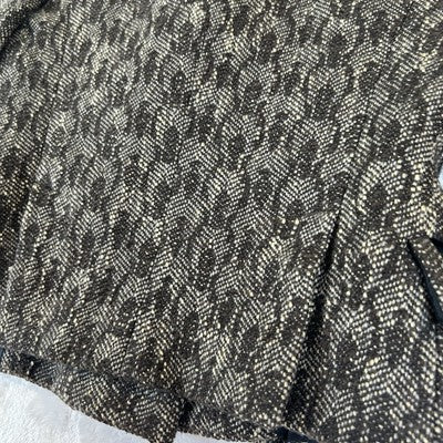 Mulberry Vintage Women's Brown-Beige Print Jacket Coat Blazer Size 4 Wool Toggle
