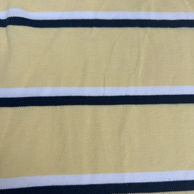 Polo Ralph Lauren Shirt Men XL Yellow Striped Custom Fit Casual 90s Red Pony