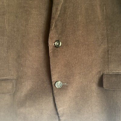 Chaps Blazer Mens 48R Brown Corduroy Sport Coat Classic Jacket NEW