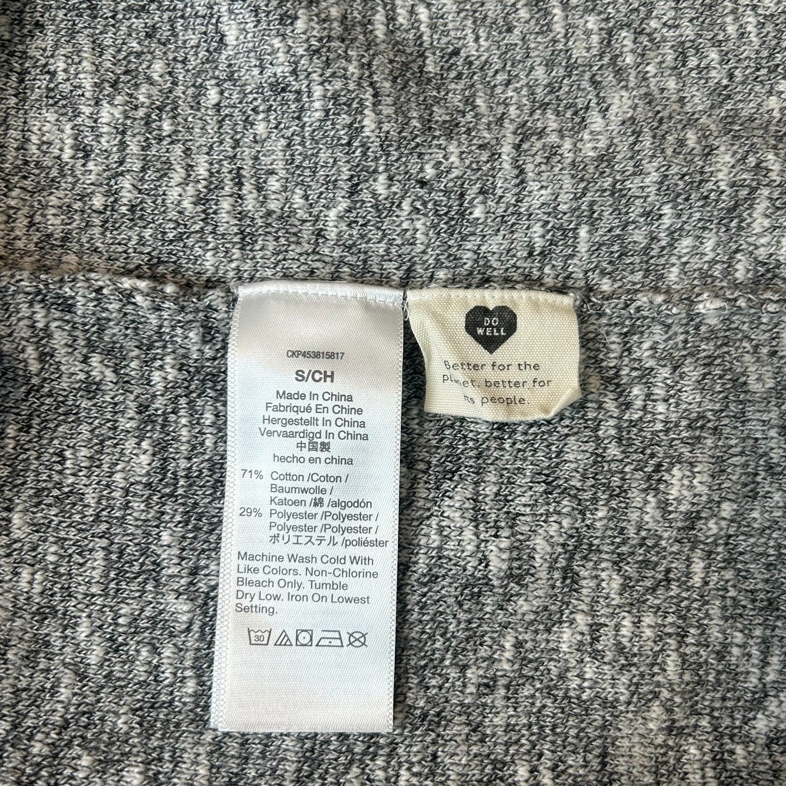 Madewell Telluride Pullover Sweater Gray Small Cottagecore Grandma Comfort
