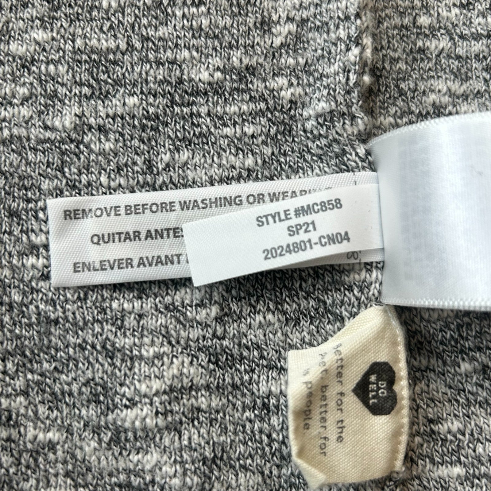 Madewell Telluride Pullover Sweater Gray Small Cottagecore Grandma Comfort