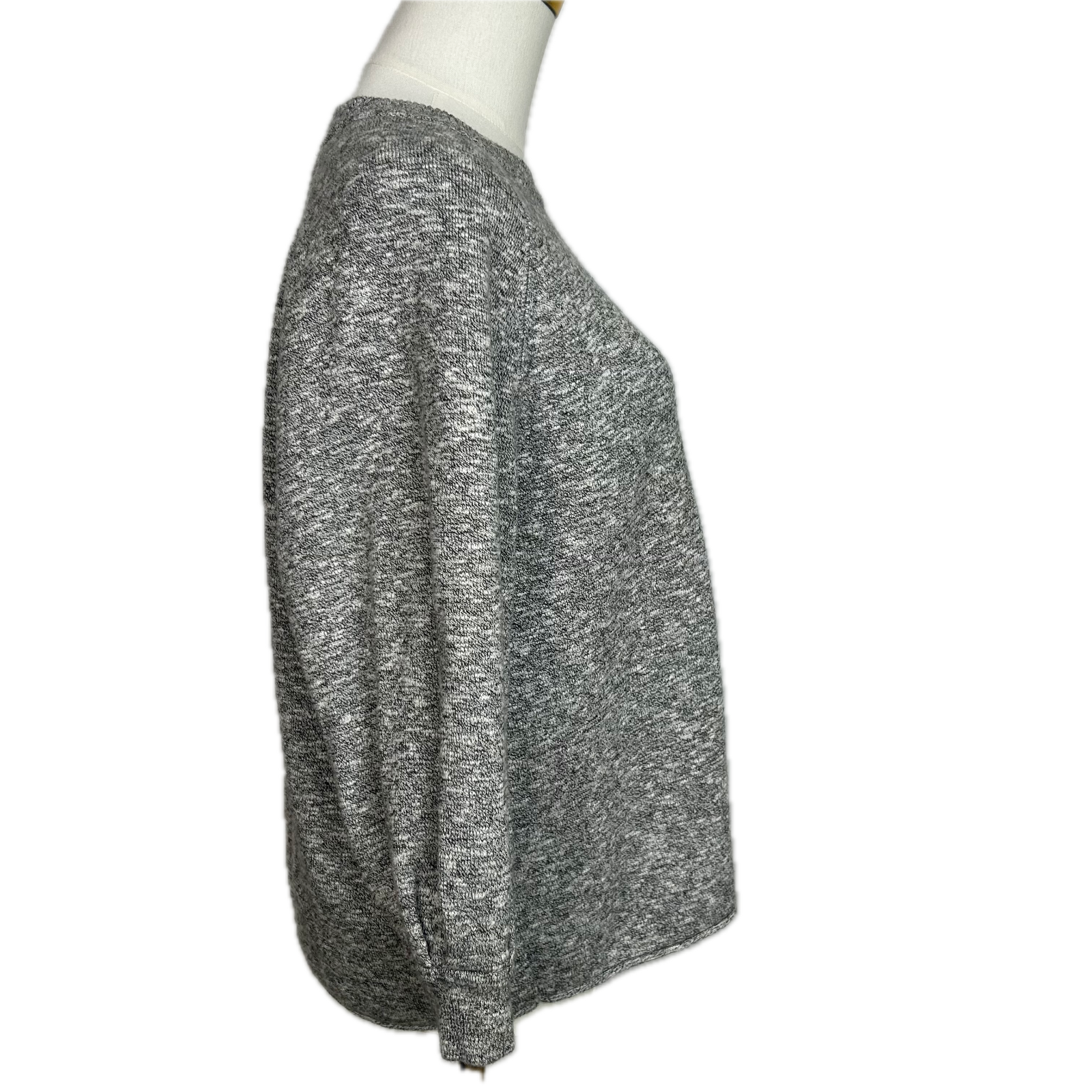Madewell Telluride Pullover Sweater Gray Small Cottagecore Grandma Comfort