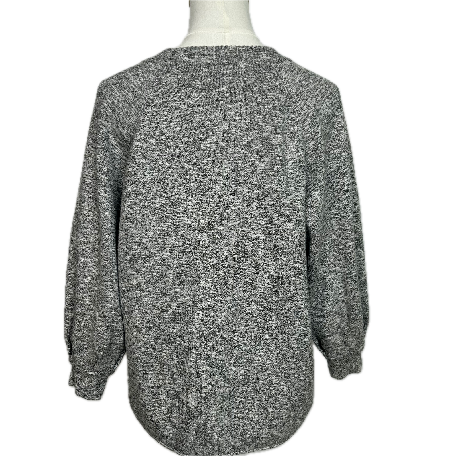 Madewell Telluride Pullover Sweater Gray Small Cottagecore Grandma Comfort