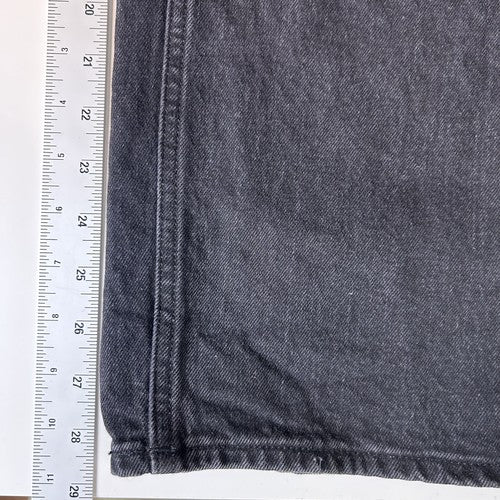 Abercrombie Fitch Jeans Womens Size 29 Short Black 90s Relaxed High Rise Distressed