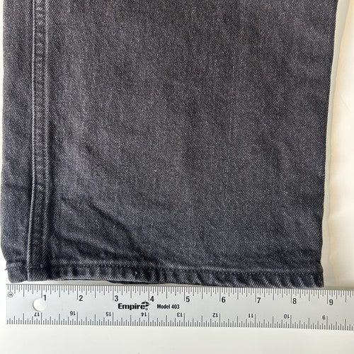 Abercrombie Fitch Jeans Womens Size 29 Short Black 90s Relaxed High Rise Distressed