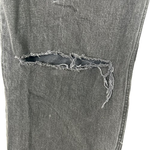 Abercrombie Fitch Jeans Womens Size 29 Short Black 90s Relaxed High Rise Distressed