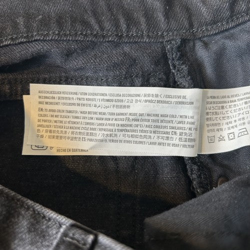 Abercrombie Fitch Jeans Womens Size 29 Short Black 90s Relaxed High Rise Distressed