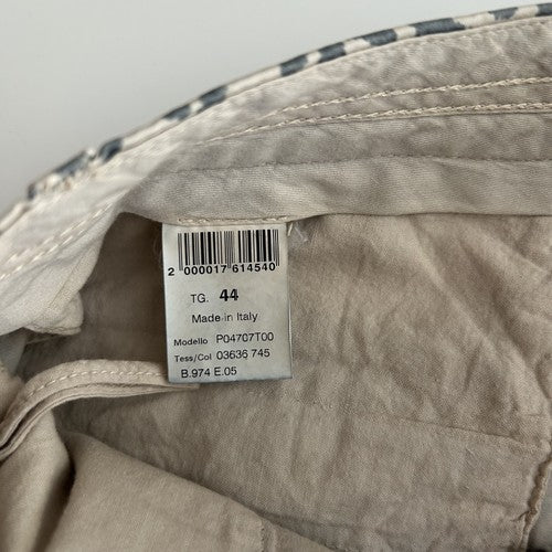 Marinotti Pants Womens 44 Aztec Pattern Slim Fit Made in Italy Cotton Boho Retro