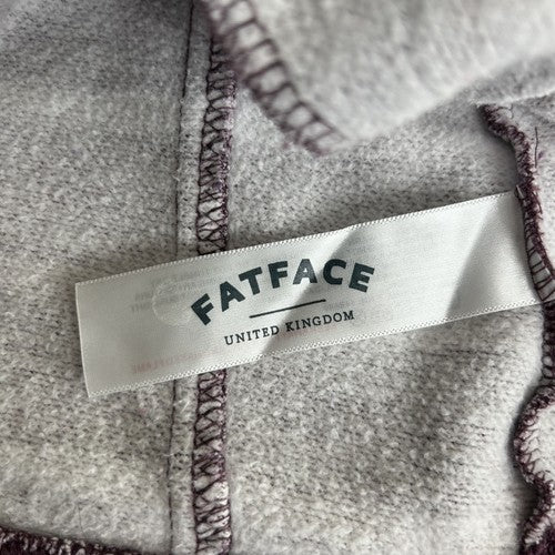 Fatface Pullover Womens US4 Purple Airlie High Collar Vintage Wash Casual Sporty
