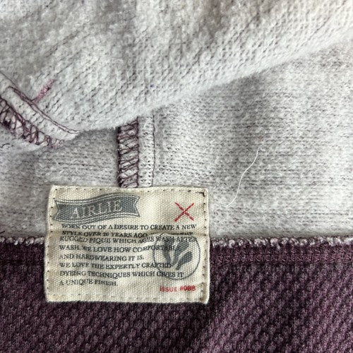 Fatface Pullover Womens US4 Purple Airlie High Collar Vintage Wash Casual Sporty