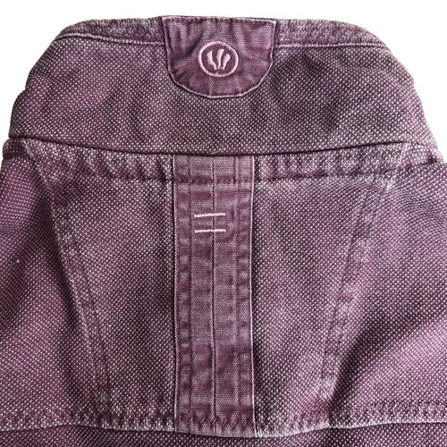Fatface Pullover Womens US4 Purple Airlie High Collar Vintage Wash Casual Sporty