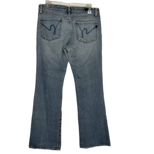 Citizens Of Humanity Jeans Womens 29 Light Wash Flare Low Rise Casual Retro