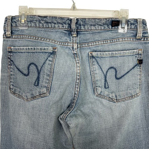 Citizens Of Humanity Jeans Womens 29 Light Wash Flare Low Rise Casual Retro