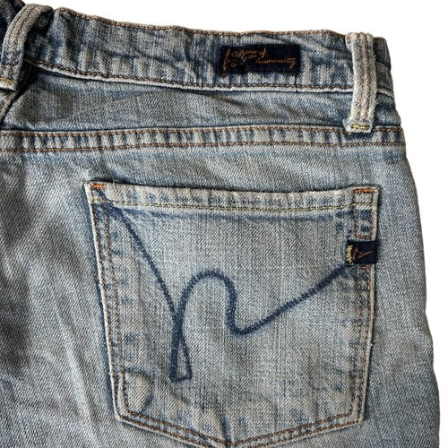Citizens Of Humanity Jeans Womens 29 Light Wash Flare Low Rise Casual Retro