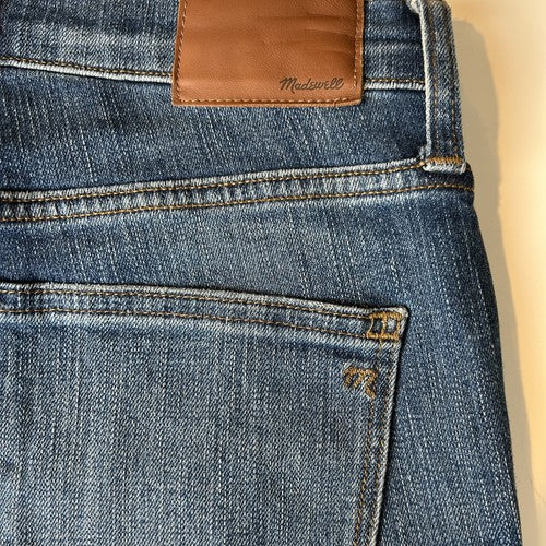 Madewell Jeans Womens Size 26 Blue 9" High Rise Skinny Crop RawHem Minimalist City
