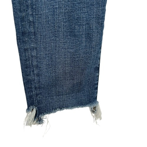 Madewell Jeans Womens Size 26 Blue 9" High Rise Skinny Crop RawHem Minimalist City