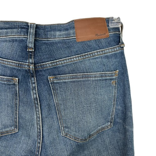 Madewell Jeans Womens Size 26 Blue 9" High Rise Skinny Crop RawHem Minimalist City