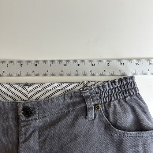 The Tog Shop Pants Womens 10 Petite Dark Gray Straight Leg Elastic Waist Classic