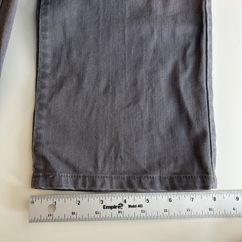 The Tog Shop Pants Womens 10 Petite Dark Gray Straight Leg Elastic Waist Classic