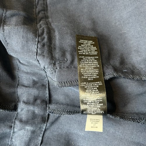 White-House-Black-Market Jacket Womens Large Navy Utility Cargo Urban Chic