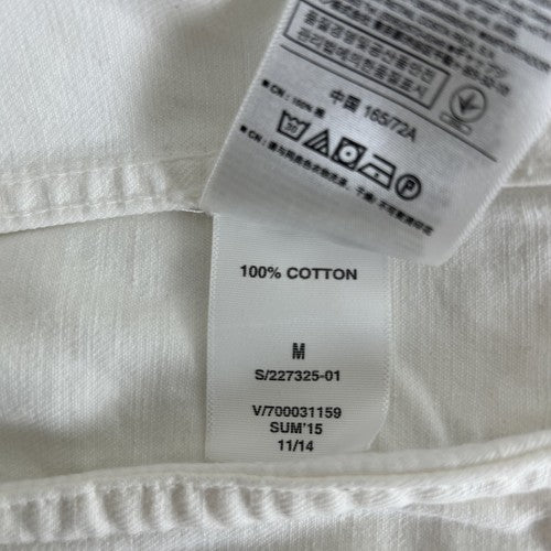 Gap 1969 Jacket Womens Medium White Denim Collared Chest Pockets Casual Classic