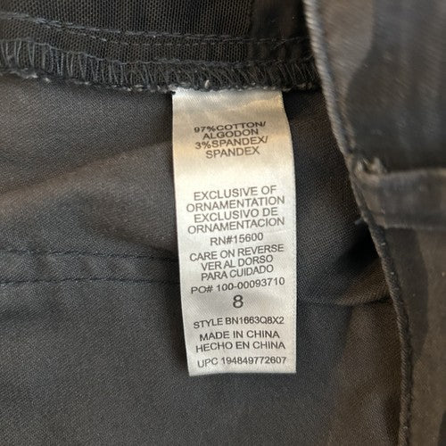 Democracy Skinny Pants Womens 8 Camo Gray Cargo Pattern Ab Technology Streetwear