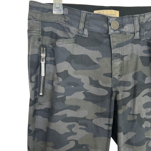 Democracy Skinny Pants Womens 8 Camo Gray Cargo Pattern Ab Technology Streetwear