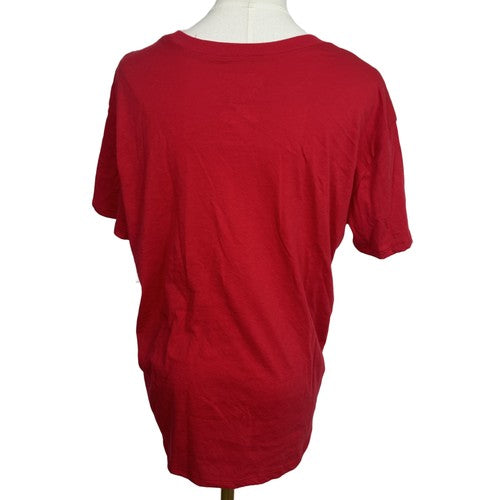 Peanuts TShirt Youth Medium Red Graphic Print Snoopy Valentine Fun Cartoon Retro