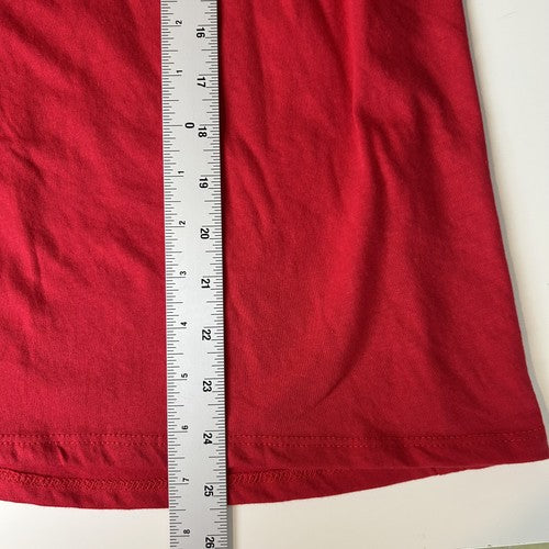 Peanuts TShirt Youth Medium Red Graphic Print Snoopy Valentine Fun Cartoon Retro